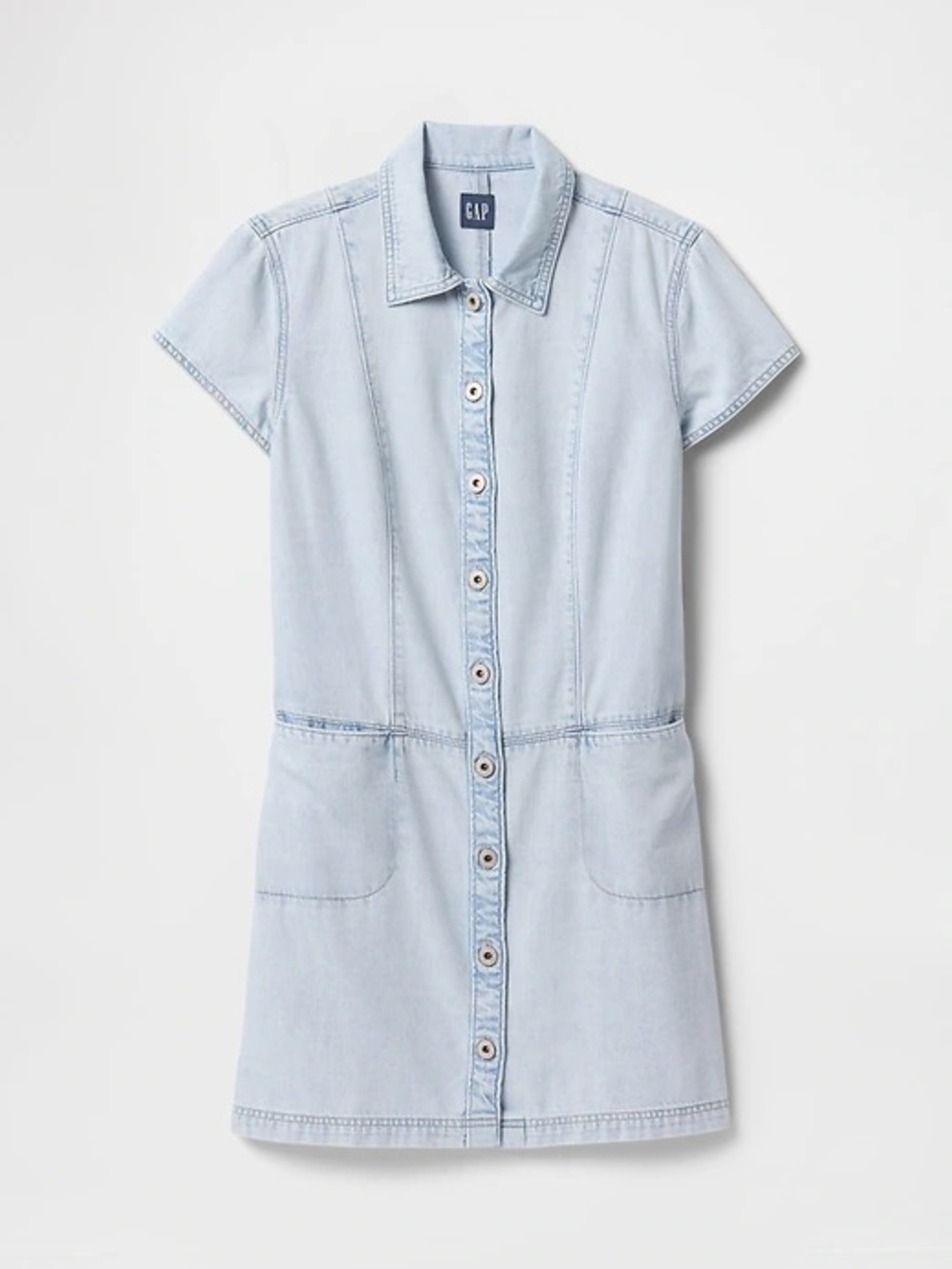 Gap Denim Mini Shift Dress Size Large Tall
